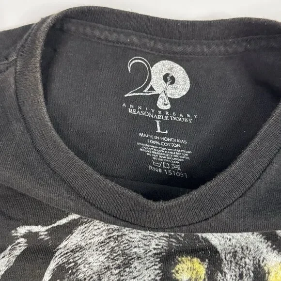 Vintage Jay-Z Roc‎ A Fella Rottweiler Chain Rap T Shirt Black Size L Rare